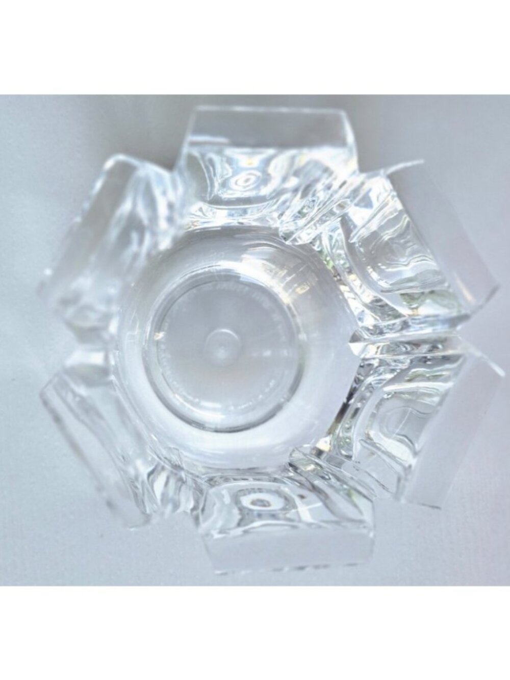 VTG MCM Lucite Grsinware 6-Petal Bowl Model #GW348 Pat Pending Made in Taiwan - Picture 2 of 7
